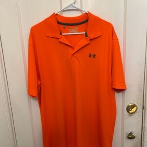 Under Armour Men's Bright Orange Polo